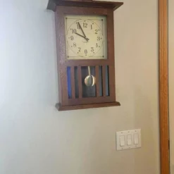 Amish Mission Wall Clock -Home Decoration Sales 2024 pid 10563 Amish Mission Wall Clock 80