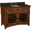 Amish 49" Henderson Mission Single Bathroom Vanity Cabinet