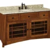 Amish Hatfield Mission 60" Single Bathroom Vanity Cabinet