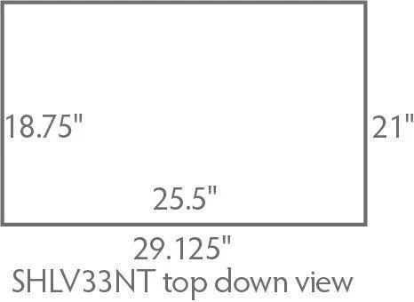 Amish Bathroom Vanity Solid Wood - 33" Norfolk Mission Sink Console 4 Amish Bathroom Vanity Solid Wood - 33" Norfolk Mission Sink Console - Image 4