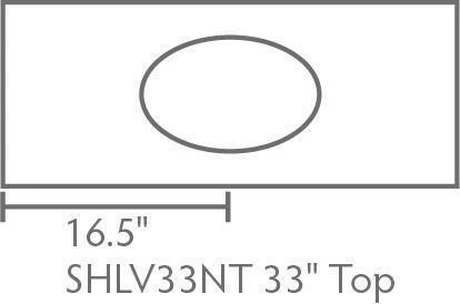 Amish Bathroom Vanity Solid Wood - 33" Norfolk Mission Sink Console 5 Amish Bathroom Vanity Solid Wood - 33" Norfolk Mission Sink Console - Image 5