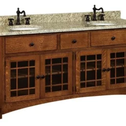 Amish 72" Norfolk Mission Vanity Cabinet