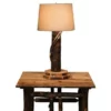 Amish Rustic Hickory Wood Table Lamp (Shade Not Included)