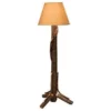 Amish Rustic Hickory Twig Floor Lamp (Shade Not Included)