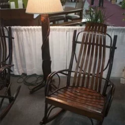 Amish Rustic Hickory Twig Floor Lamp (Shade Not Included) -Home Decoration Sales 2024 pid 41237 Amish Rustic Hickory Twig Floor Lamp 130