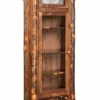 Amish Made Rustic Wood Grandfather Display Clock