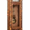 Amish Rustic Old Country Grandfather Clock With Pendulum