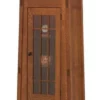 Amish Mission Clock Cabinet