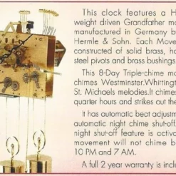 The Orleans Grandfather Clock With Auto Night Silencer 8 The Orleans Grandfather Clock With Auto Night Silencer -Home Decoration Sales 2024 pid 43532 The Orleans Grandfather Clock with Auto Night Silencer 40
