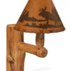 Amish Rustic Wood Wall Light