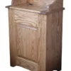 Amish Hardwood Raised Panel Laundry Hamper