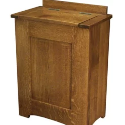 Amish Hardwood Mission Laundry Hamper