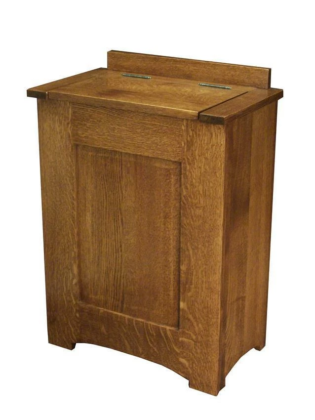 Amish Hardwood Mission Laundry Hamper 1 Amish Hardwood Mission Laundry Hamper