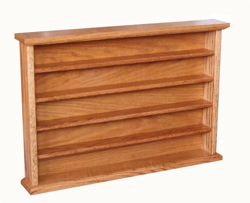 Amish Hardwood Shot Glass Display Rack 1 Amish Hardwood Shot Glass Display Rack