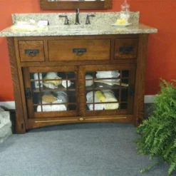 Amish 49" Portland Single Bathroom Vanity Cabinet With Inlays 18 Amish 49" Portland Single Bathroom Vanity Cabinet With Inlays -Home Decoration Sales 2024 pid 47926 Amish 49 Morgan Single Bathroom Vanity Cabinet with Inlays 300