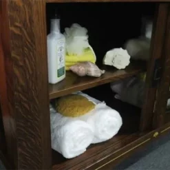 Amish 60" Portland Single Bathroom American Vanity Cabinet With Inlays -Home Decoration Sales 2024 pid 47927 Amish 60 Morgan Single Bathroom Vanity Cabinet with Inlays 290