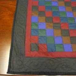 American Made Quilted Amish Colors Trip Around The World Wall Hanging -Home Decoration Sales 2024 pid 48381 Amish Made Quilted Trip Around the World Wall Hanging 300