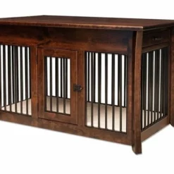 Amish Caledonia Dog Crate Coffee Table
