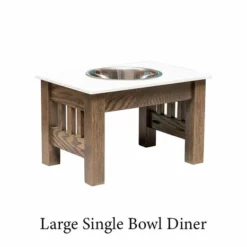 Elevated Single Dog Bowl -Home Decoration Sales 2024 pid 55660 Elevated Single Dog Bowl 130