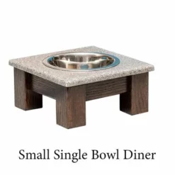 Elevated Single Dog Bowl -Home Decoration Sales 2024 pid 55660 Elevated Single Dog Bowl 150