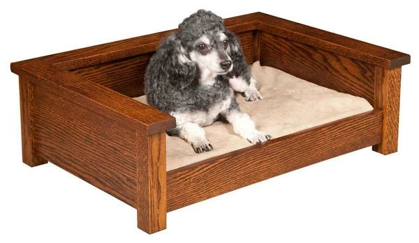 Amish Wooden Dog Bed Lounger 2 Amish Wooden Dog Bed Lounger - Image 2