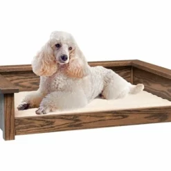 Amish Wooden Dog Bed Lounger