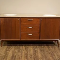 Amish Mid Century Modern Bathroom Vanity -Home Decoration Sales 2024 pid 55665 Amish Mid Century Modern Bathroom Vanity 350