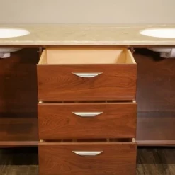 Amish Mid Century Modern Bathroom Vanity -Home Decoration Sales 2024 pid 55665 Amish Mid Century Modern Bathroom Vanity 400