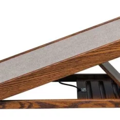 Amish Wood Pet Ramp For Bed -Home Decoration Sales 2024 pid 57962 Amish Sheltie Pet Ramp 159