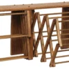 Amish Oak Wood Double Wall Drying Rack