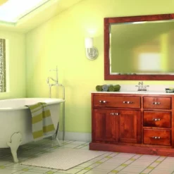 Amish Springs Bathroom Vanity Without Top -Home Decoration Sales 2024 pid 63104 Amish Springs Bathroom Vanity Without Top 90