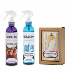 Heirloom Essentials Two-Step Furniture Cleaner And Polish Combo With Towels -Home Decoration Sales 2024 pid 63452 Heirloom Essentials Two Step Furniture Cleaner And Polish Combo with Towels 90