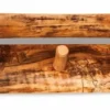 Amish Rustic Log Shelf