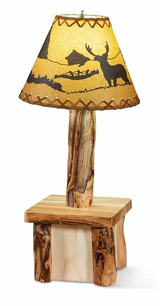 Amish Log Cordless Table Light 1 Amish Log Cordless Table Light