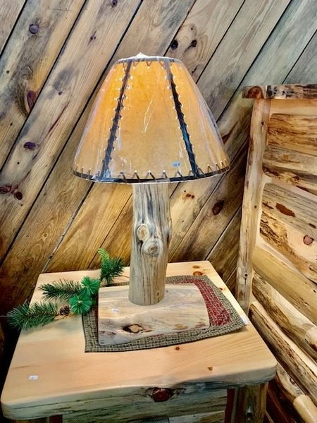 Amish Log Cordless Table Light 2 Amish Log Cordless Table Light - Image 2