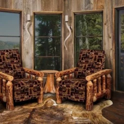 Amish Log Floor Lamp -Home Decoration Sales 2024 pid 64765 Amish Log Floor Lamp 30