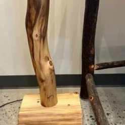 Amish Log Floor Lamp -Home Decoration Sales 2024 pid 64765 Amish Log Floor Lamp 80