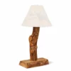 Amish Log Table Lamp (Lampshade Not Included)