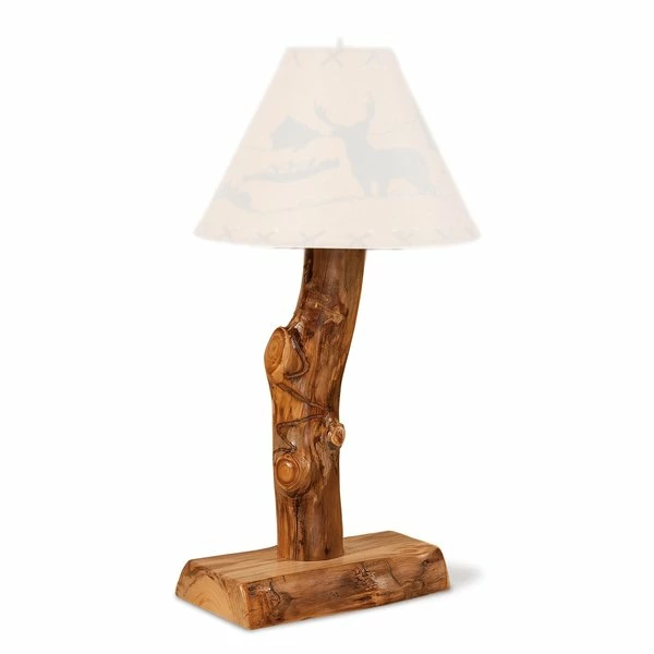 Amish Log Table Lamp (Lampshade Not Included) 1 Amish Log Table Lamp (Lampshade Not Included)