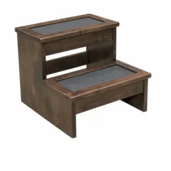 Amish Made Pet Steps With 7" Risers For Large Dogs