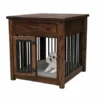 Amish Macy Pet End Table With Door And Top Drawer