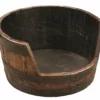 Amish Rustic Barrel Dog Bed