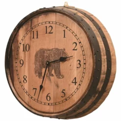 Amish Barrel Clock -Home Decoration Sales 2024 pid 65597 Amish Barrel Clock 30