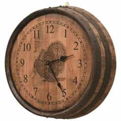 Amish Barrel Clock -Home Decoration Sales 2024 pid 65597 Amish Barrel Clock 50