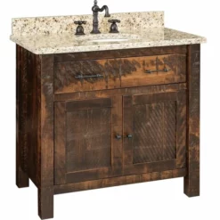 Amish Rustic Bathroom Vanity 24" - 60" 6 Amish Rustic Bathroom Vanity 24" - 60" -Home Decoration Sales 2024 pid 66022 Amish Rustic Bathroom Vanity 31