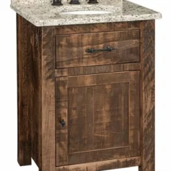 Amish Rustic Bathroom Vanity 24" - 60" 7 Amish Rustic Bathroom Vanity 24" - 60" -Home Decoration Sales 2024 pid 66022 Amish Rustic Bathroom Vanity 41