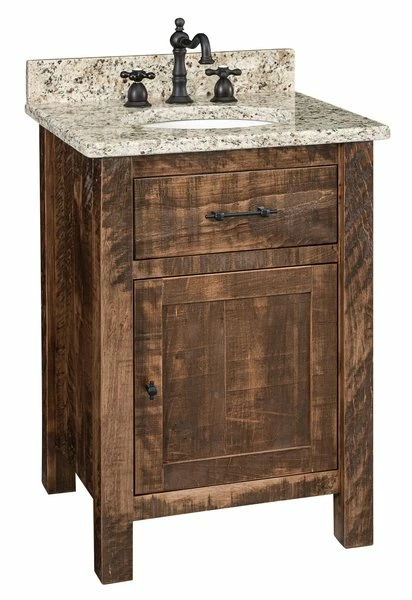 Amish Rustic Bathroom Vanity 24" - 60" 4 Amish Rustic Bathroom Vanity 24" - 60" - Image 4