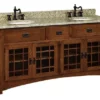 Custom Amish Mission Bathroom Vanity 33" - 72"