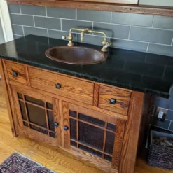 Custom Amish Mission Bathroom Vanity 33" - 72" -Home Decoration Sales 2024 pid 66084 Custom Amish Mission Bathroom Vanity 33 72 130