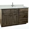 Amish Breckinridge Bathroom Vanity 23"-71" Without Top